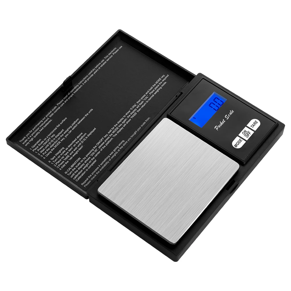 High Quality Portable Rectangle Electronic Digital Pocket Scale Jewelry Scales