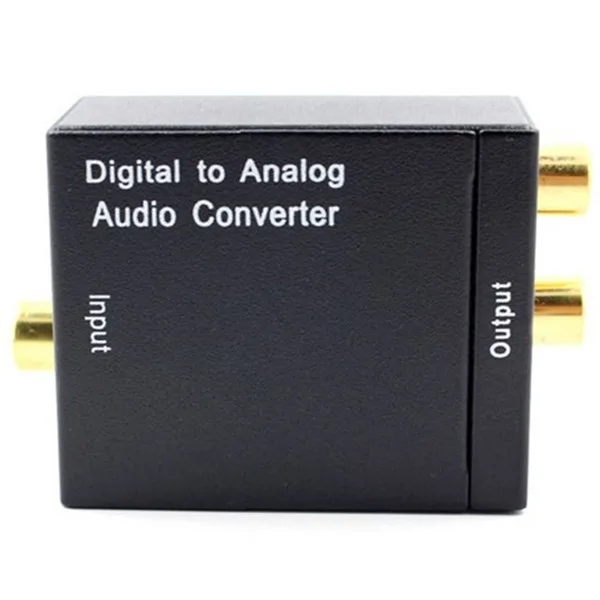 
Coaxial optical digital to RCA analog audio converter 