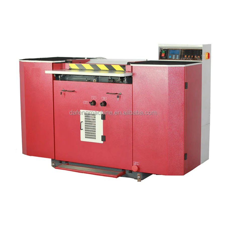 Leather Production Manual PLC Band Knife Leather Splitting Splitter Machine Price