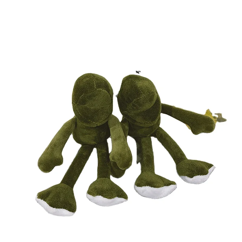 New fashion soft long-legged frog doll custom plush doll keychain small plush toy