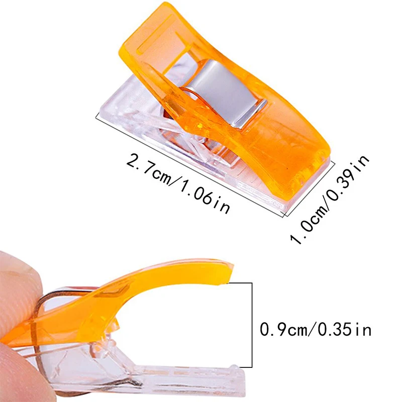 
Multipurpose Cloth Patchwork Crafts Quilting Binding Quilter Sewing Small Plastic Clip 