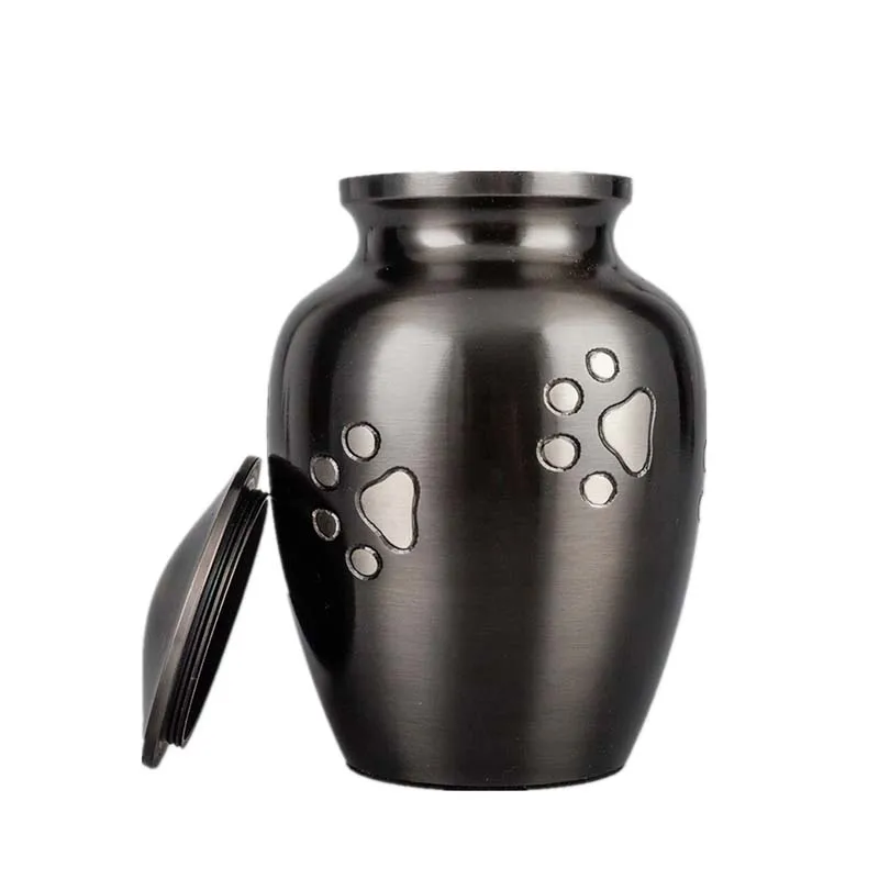 Опт пепельные урны для домашних животных металлические сердца домик для дома keepsake металлические домашние животные розовые питомцы урны