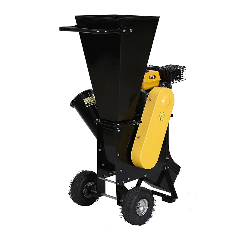 7HP Gasoline HSS Chipping Knives Wood Machine Chipper Crusher Shredder