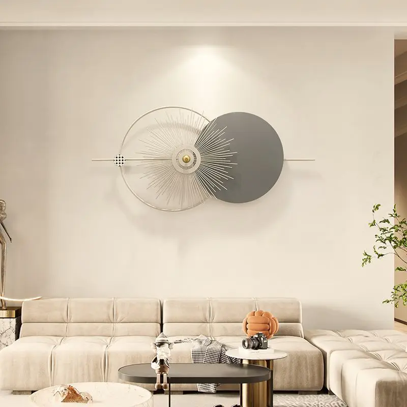 Creative simple modern wall mounted wall decor iron art decoration home wall hanging large metal decor for living room
