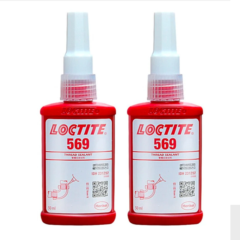 Henkel loctite 569 50ml Thread Sealant brown liquid superglue Adhesives sealants for thread sealing