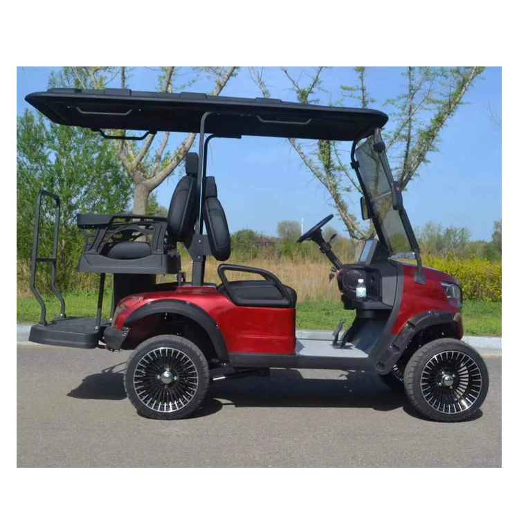 48/72V New Modern Fashion Brand Design 4 Seat Sightseeing Bus Club Cart Electric Golf Buggy Hunting Cart