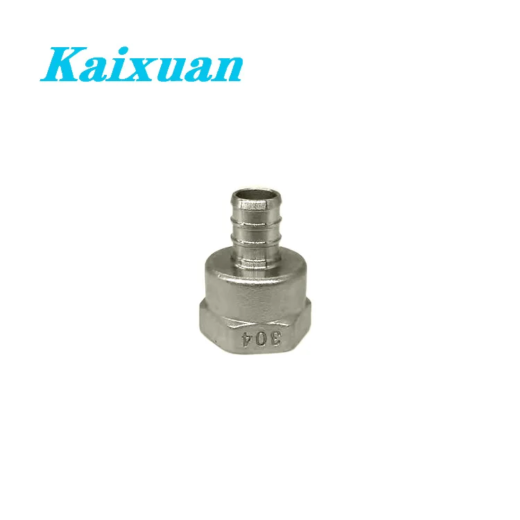 Factory price NSF & cUPC certified 1/2x1/2FPT stainless steel 304 316 ASTM F1807 starderd female adaptor Inox pex fittings F1807