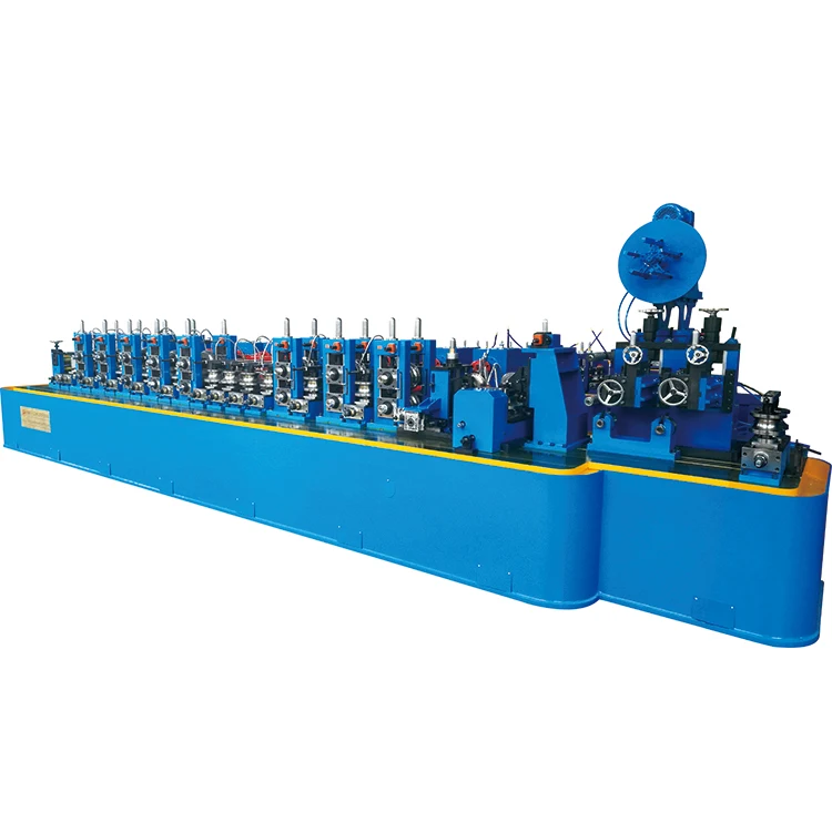 long service life erw carbon steel rolling tube making machine pipe mill line
