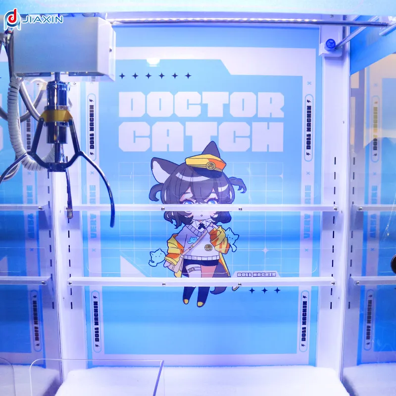 Factory direct coin operated crane machine mini plush toy claw machine kit toy crane mini kids crane machine