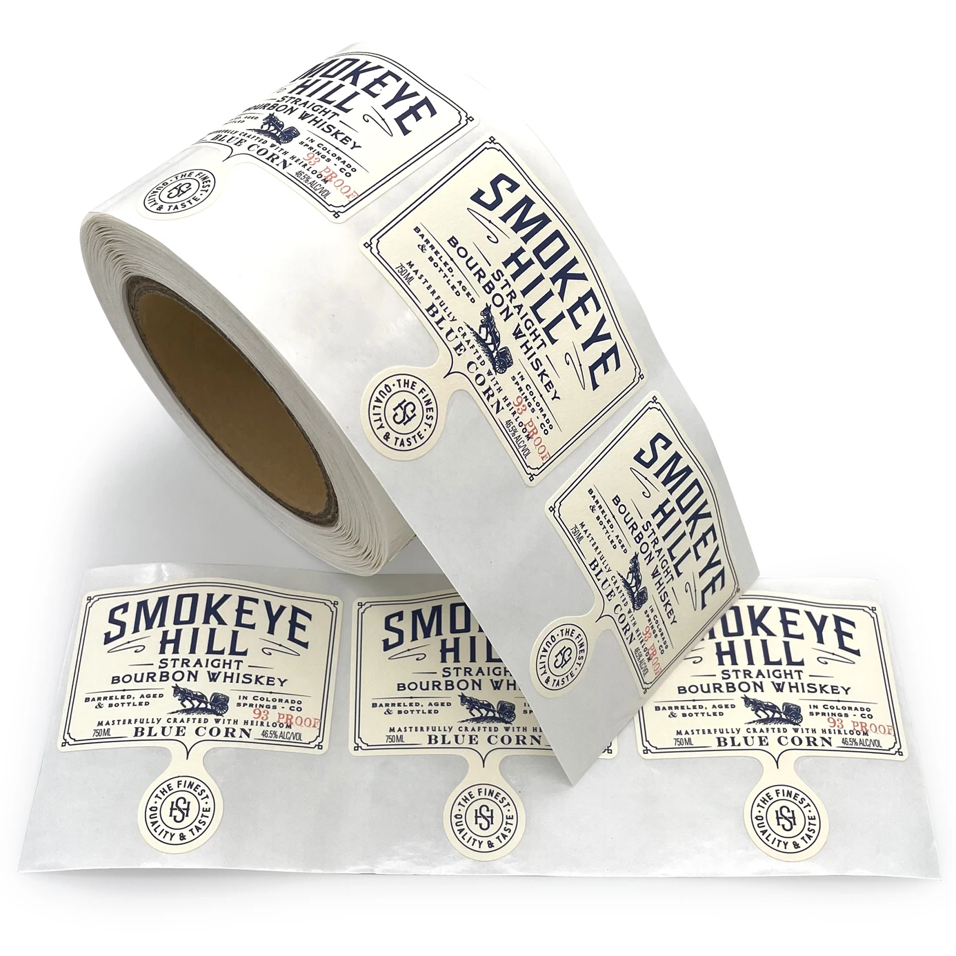 custom waterproof sticker labels custom 3d chrome letter sticker whiskey blue label labels