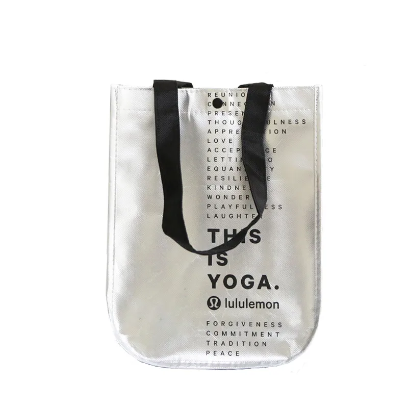 
Durable Non Woven Tote Reusable Foldable Shopping Bag For Lululemon 