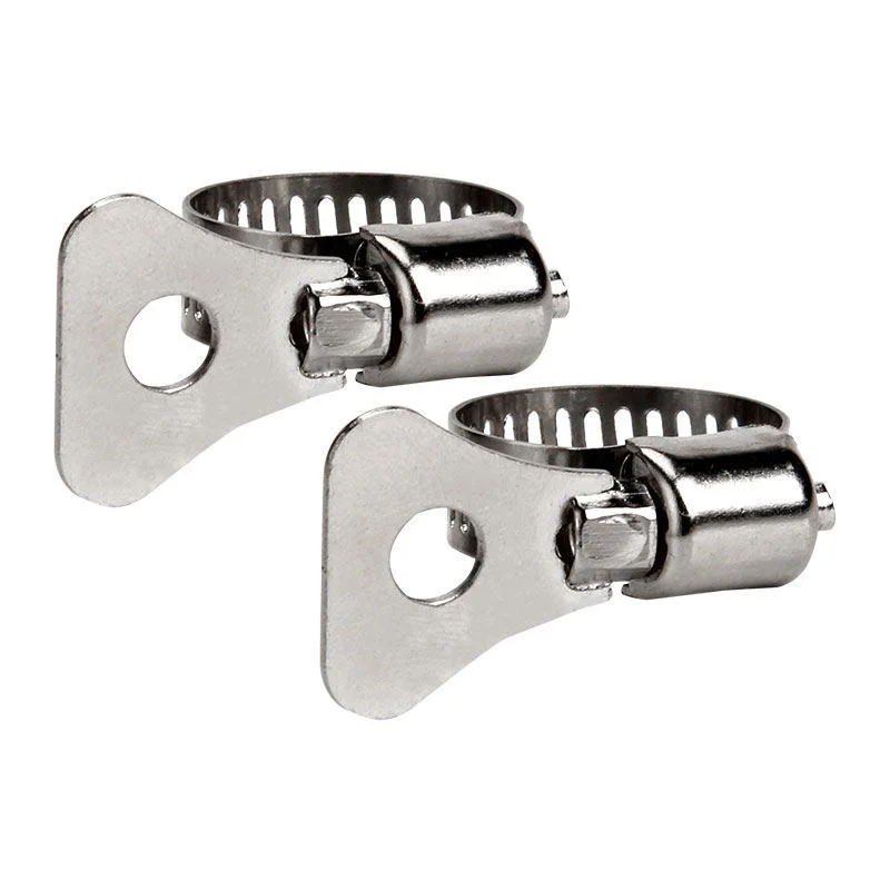 304 stainless steel clamp steel handle hand twist pipe clamp
