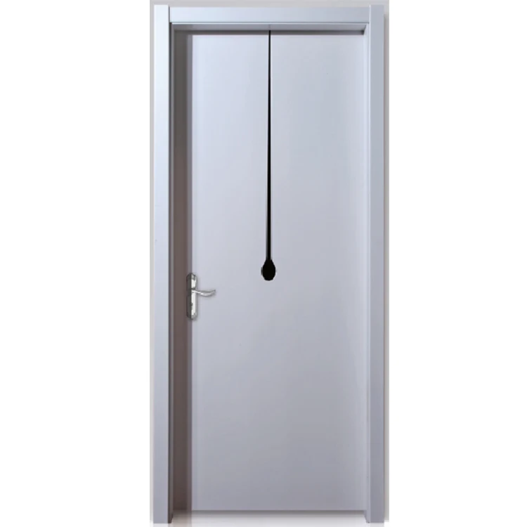 
Customized Living Room Waterproof Veneer Laminated Wood White Interior MDF Hidden Door 