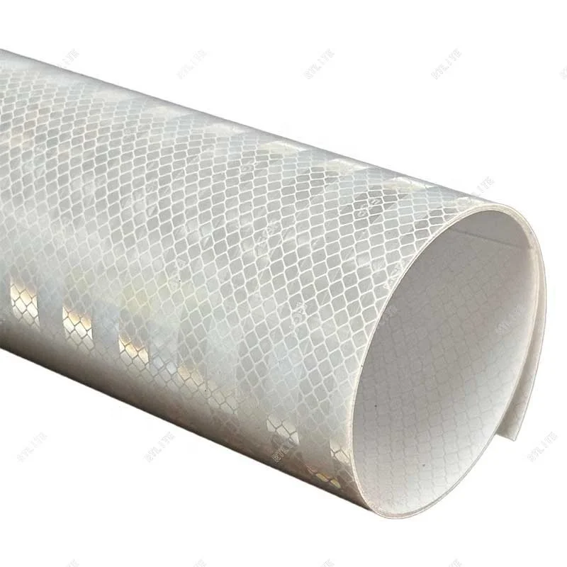 Safety Road Sign Digital Printing Adhesive HIP Grade Honeycomb Acrylic Retro Reflecting Sheet Vinyl Reflective Roll kiwalite