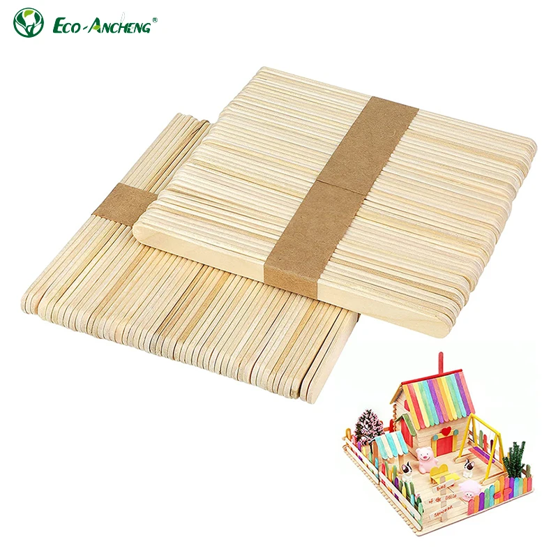 High Quality Eco-Friendly Custom Packaging Disposable Wooden Popsicle Stick Ice Cream Machine for Restaurant