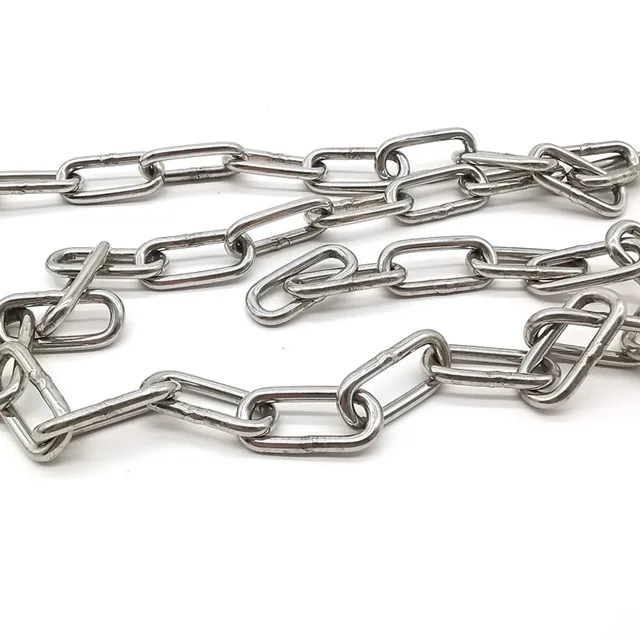Factory price stainless steel anchor Link Chain Offshore Marine Grade Short Link Chain Straight Welded Link Chain