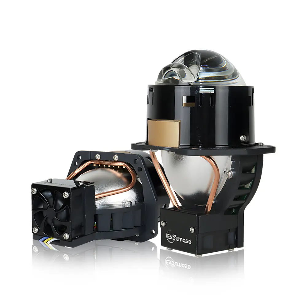 K203 3Inch fog light hi lo beam 130W 3inch bi led projector lens for universal car