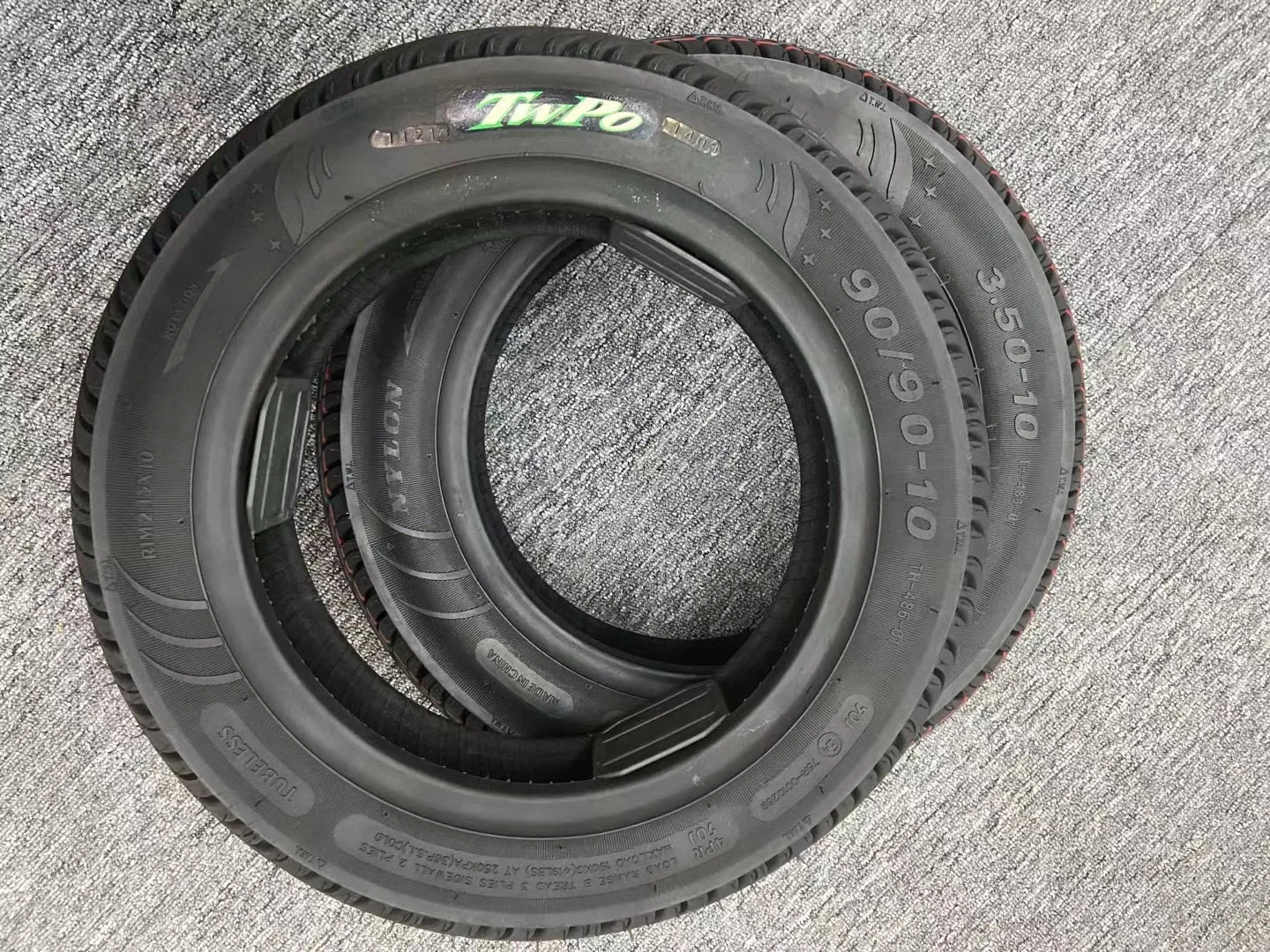 
TWPO semi hot melt tire rain god style 