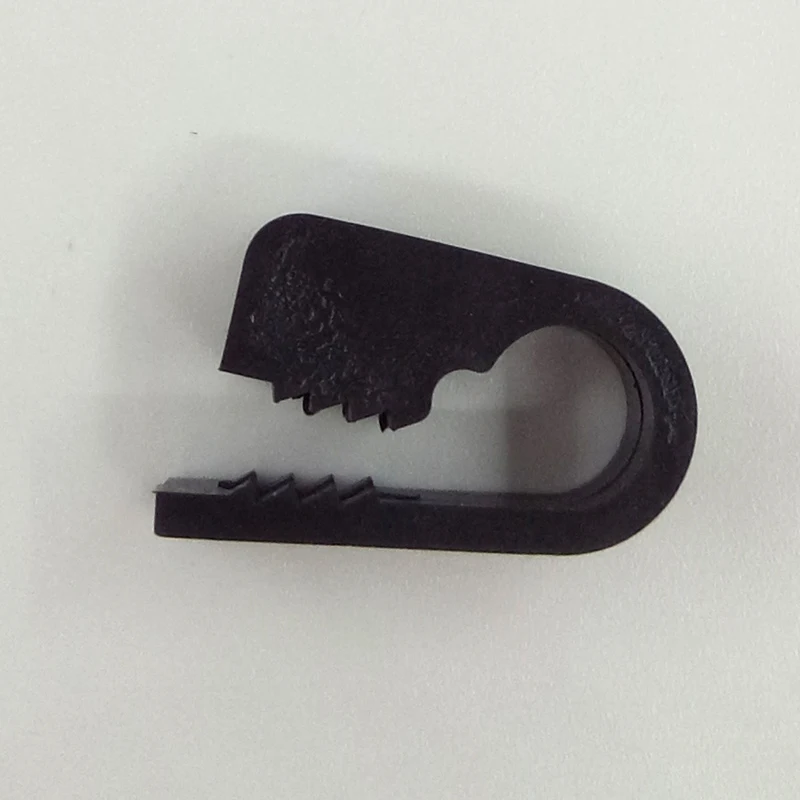 
Plastic Double P Clip Cable Clip 