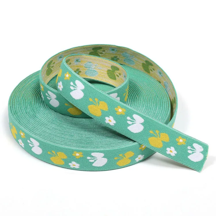 promotional oem low price custom logo nylon custom sun jacquard elastic waistband jacquard elastic band for underwear boxer