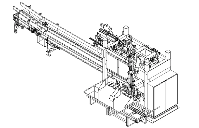 
25kg bag filling machines equipment with conveyor and sewing machine for baking food ingredients 