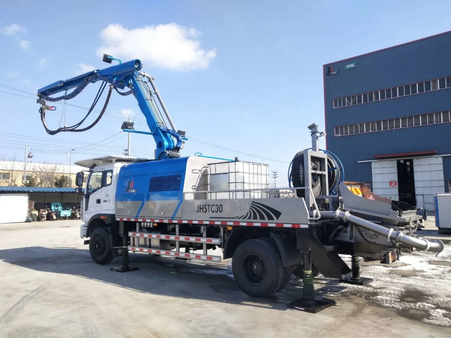 Hot sale 30m3/h JHGHP30/JHSTC30 mobile wet shotcrete machine Wet Spray Machine