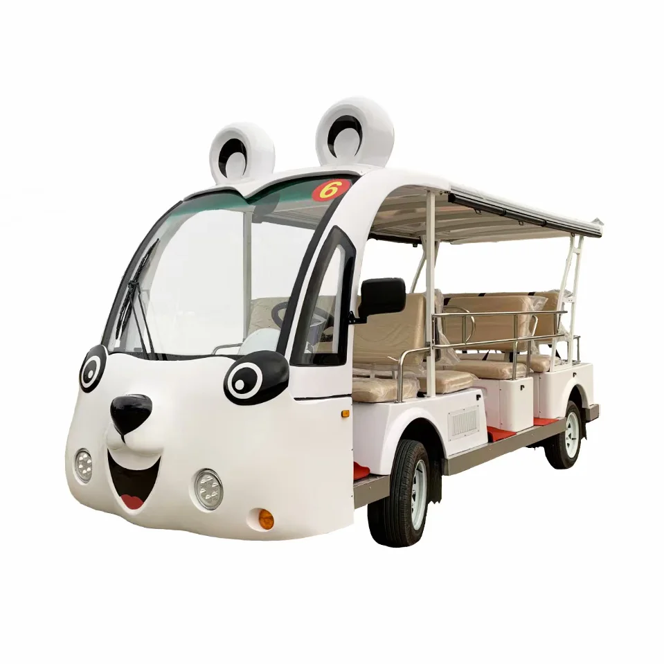 14 мест электрический мультфильм экскурсионный электромобиль