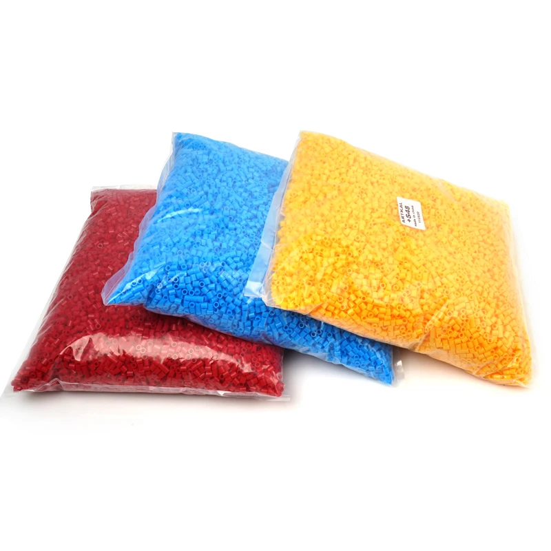 Оптовая продажа 206 цветов бусины миди арткал развивающие игрушки перлер плавкие материал eva на килограмм 5 мм S-1kg