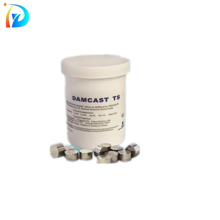 New Material Abrasion Resistance Cobalt Chromium Molybdenum Dental Alloy