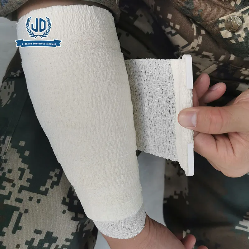 A-Shield Sample Available 50% OFF Trauma Kit Emergency Compression Bandage Long Stretch Self-Adhesive Bandages For First Aid