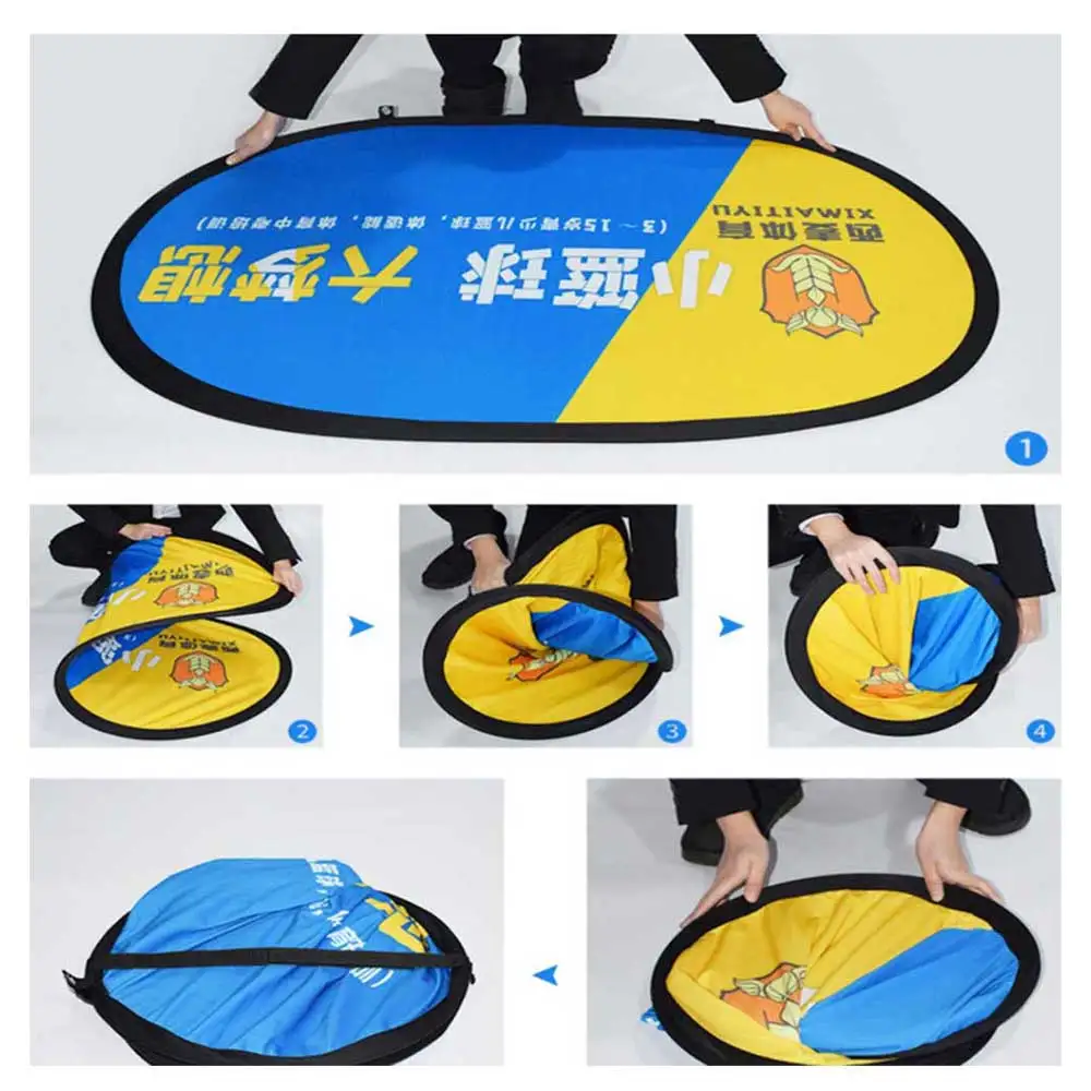 Pop Up bideline Banners портативные складные гольфисты горизонтальный экран дисплей стенд щенки баннер рамка боковой линии