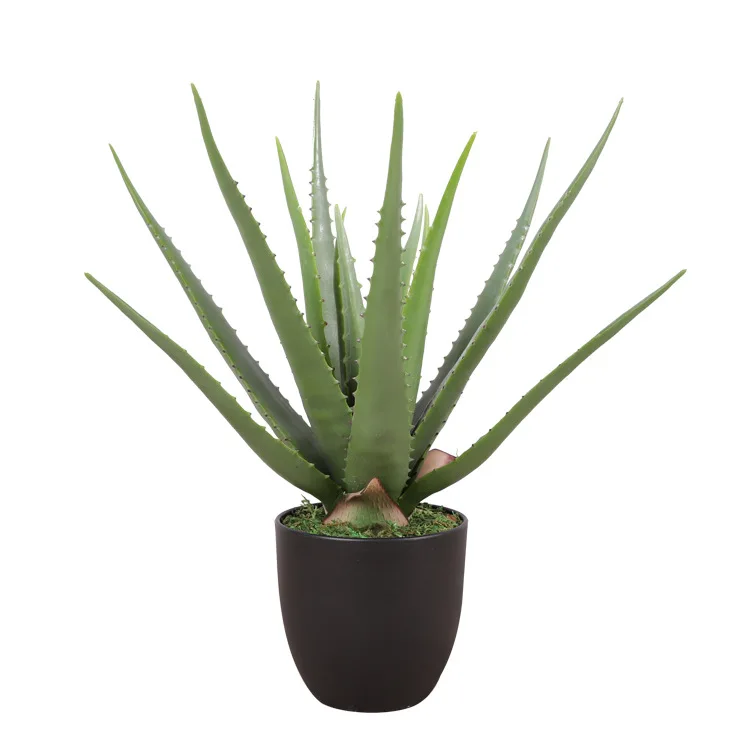 High-quality artificial aloe vera artificial landscaping potted plants
