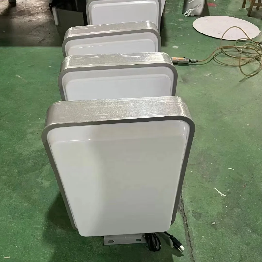 ZZFY Custom-shaped Outdoor LED Advertising Lightbox 12V Power Consumption Vacuum-Formed Round Aluminum Frame with Acrylic Poster