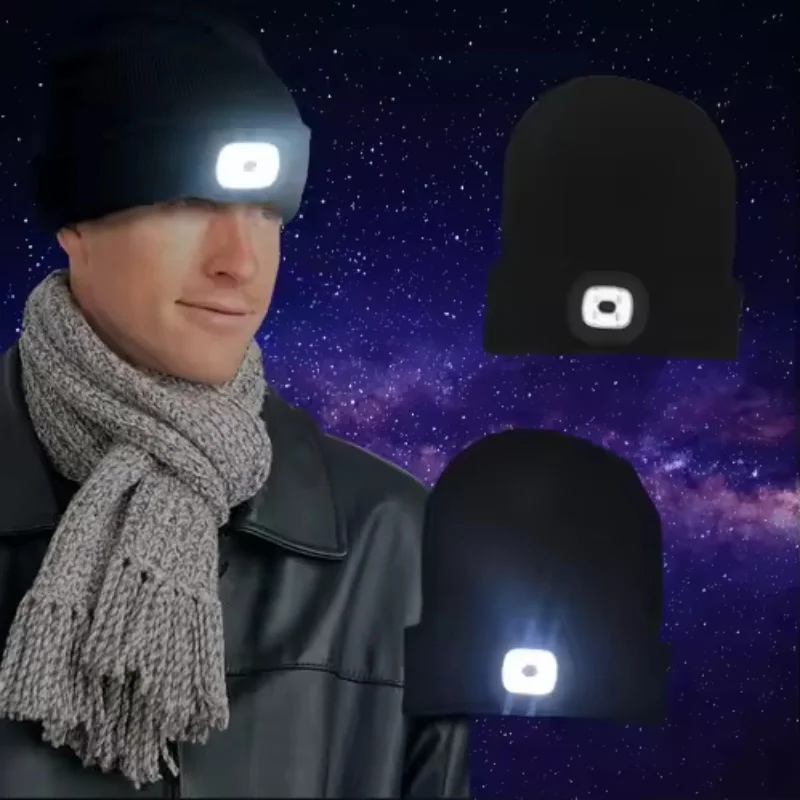 Теплая ветрозащитная с подсветкой перезаряжаемая светодиодная фара USB-зарядкой для кемпинга на открытом воздухе