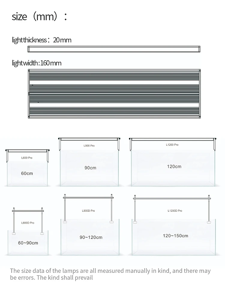 New Arrival WEEK Phoenix RGB led aquarium lighting with bracket aquarium lamp for freshwater aquatic tank aquarium lights