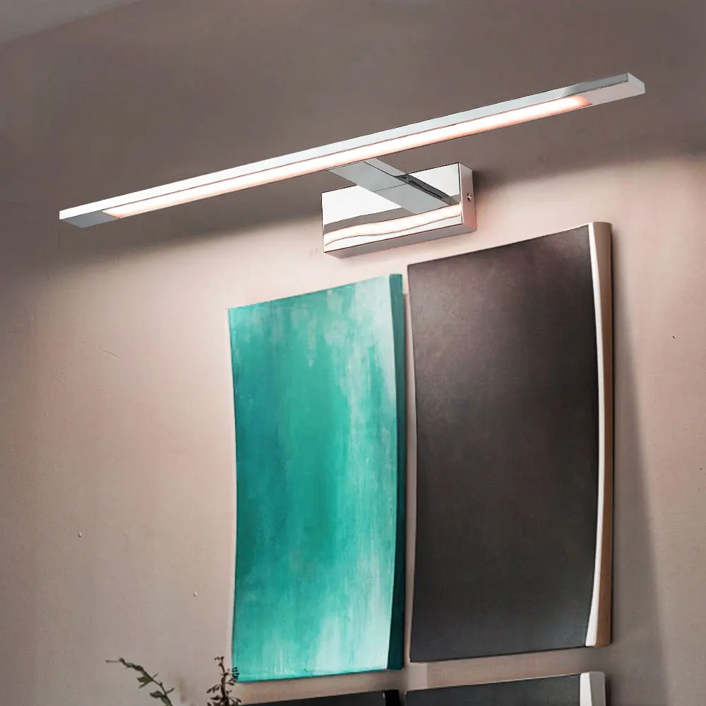
Modern hotel wall lamp wall mounted vanity lights makeup lamps modern indoor wall lights chrome led vanity mirror light 