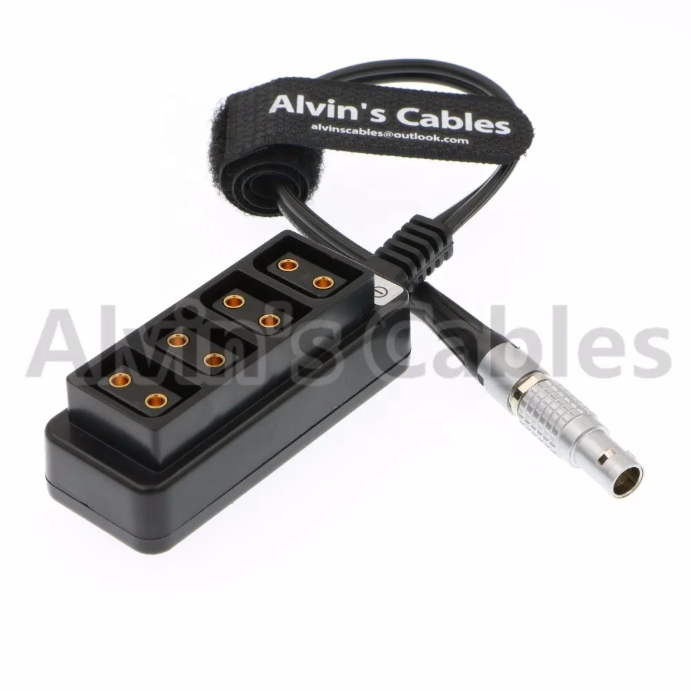 
2 Pin to 4 Port Female D-Tap Splitter RED DSMC2 Jetpack RTmotion Sidekick 