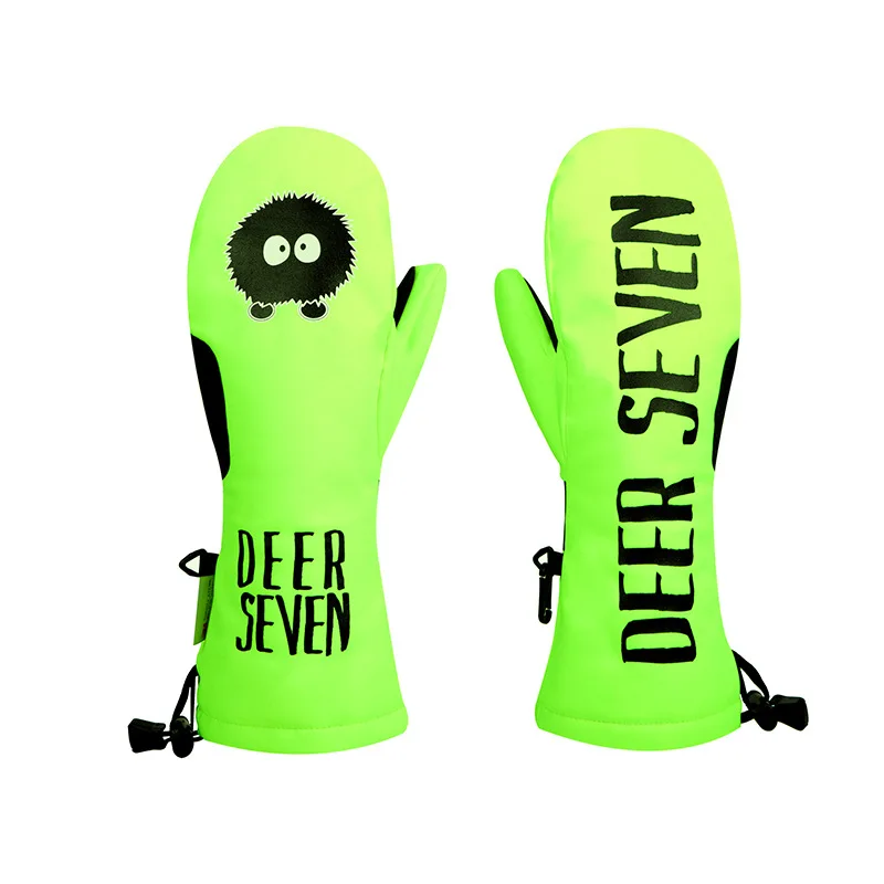 winter snowboard waterproof coldproof kid children warm snow ski mittens gloves