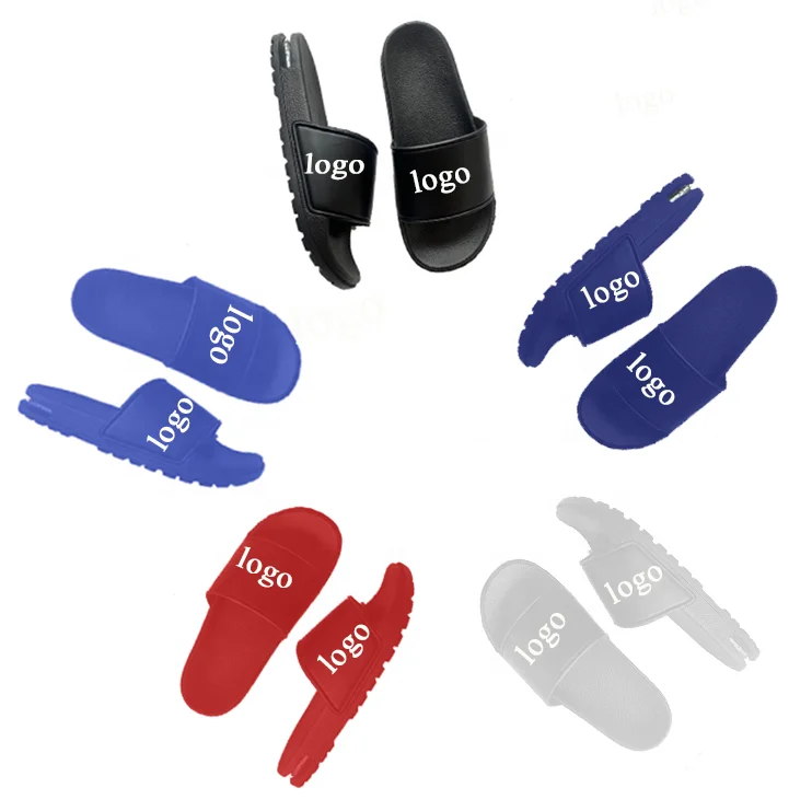 Women Flip Flop High Quality One Strap White Color Classic Comfortable Custom Logo Men PVC Slides Slippers