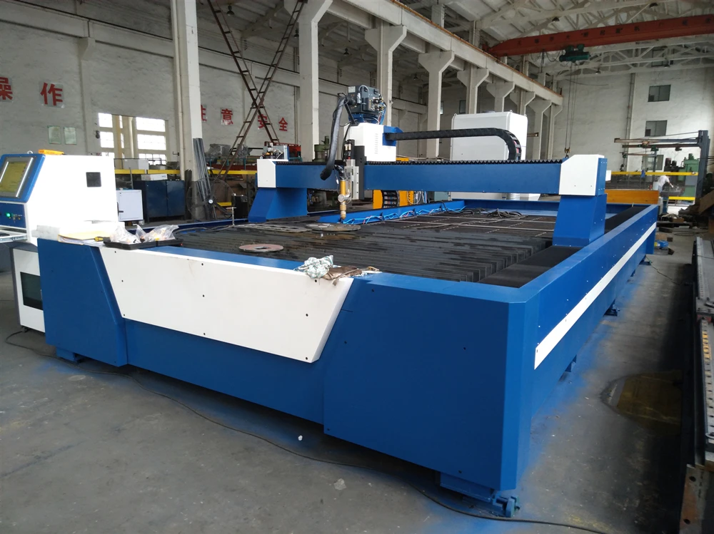 Multi Function 1530T Table CNC Plasma Flame Cutting Machine For Iron Steel Metal