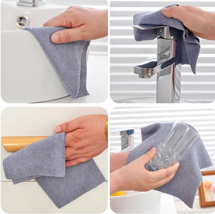 Strong Absorption Quick Dry Microfiber Cleaning Cloths Roll Disposable Cleaning Rags Reusable Towel Microfiber Towel Roll
