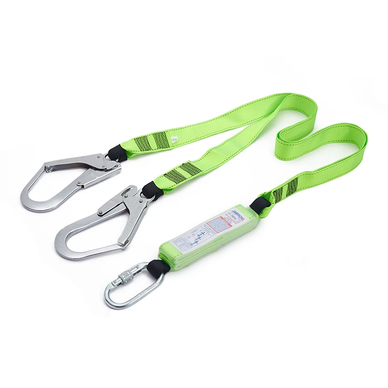 Safety Harness Fall Protection Elastic Energy Absorber lanyard Tool lanyard