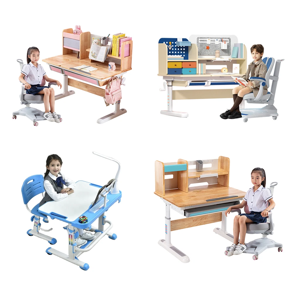 Высококачественные эргономичные и регулируемые по высоте рабочие столы для детей, Школьная парта для дома
