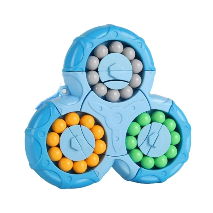 Six-sided Rotating Magic Beans Without Gyro Puzzle to Relieve Stress and Develop Brain Desktop Ball Toys.