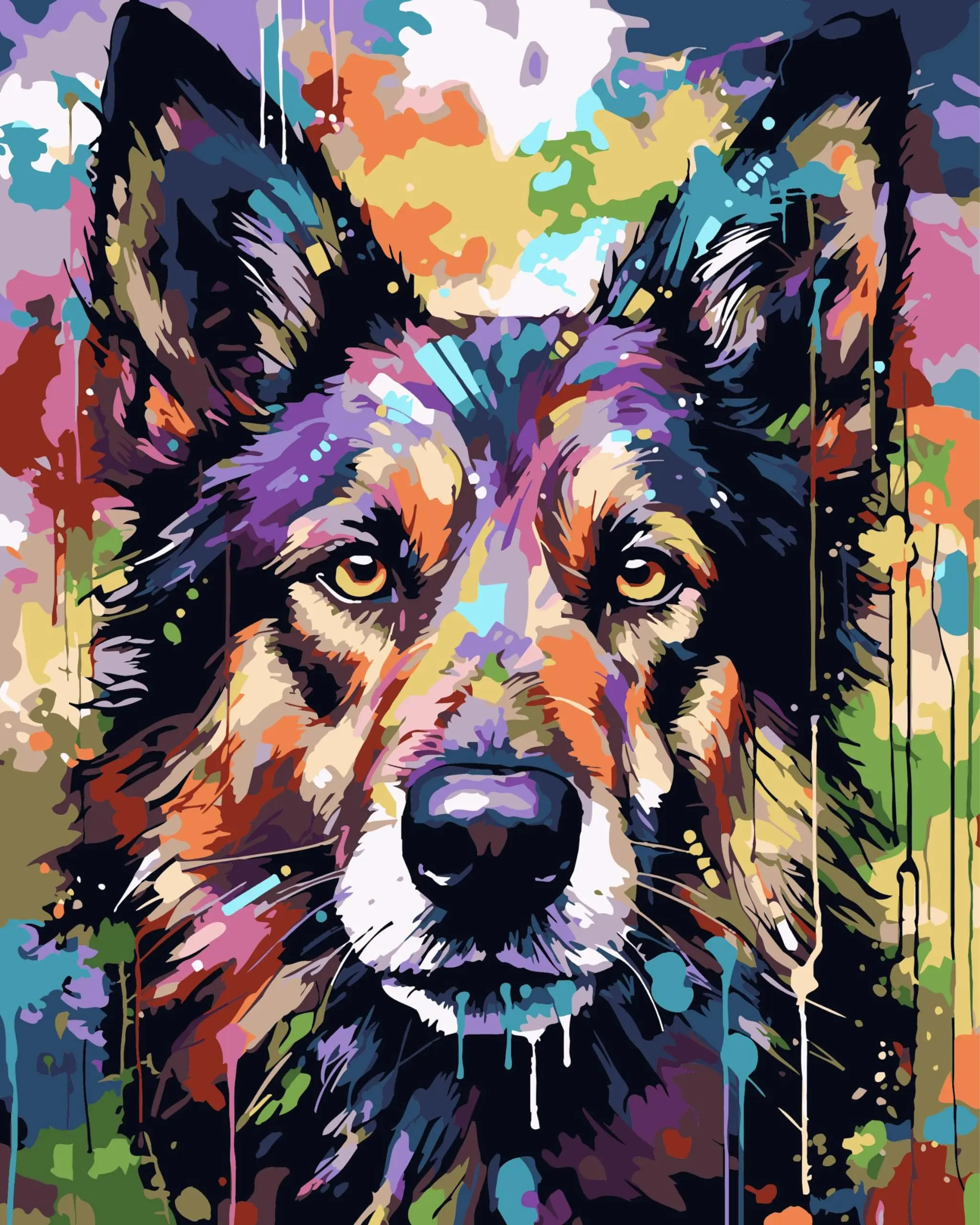 DIY Digital Painting by Numbers paint kit by numbers Oil Painting by Numbers for Adults