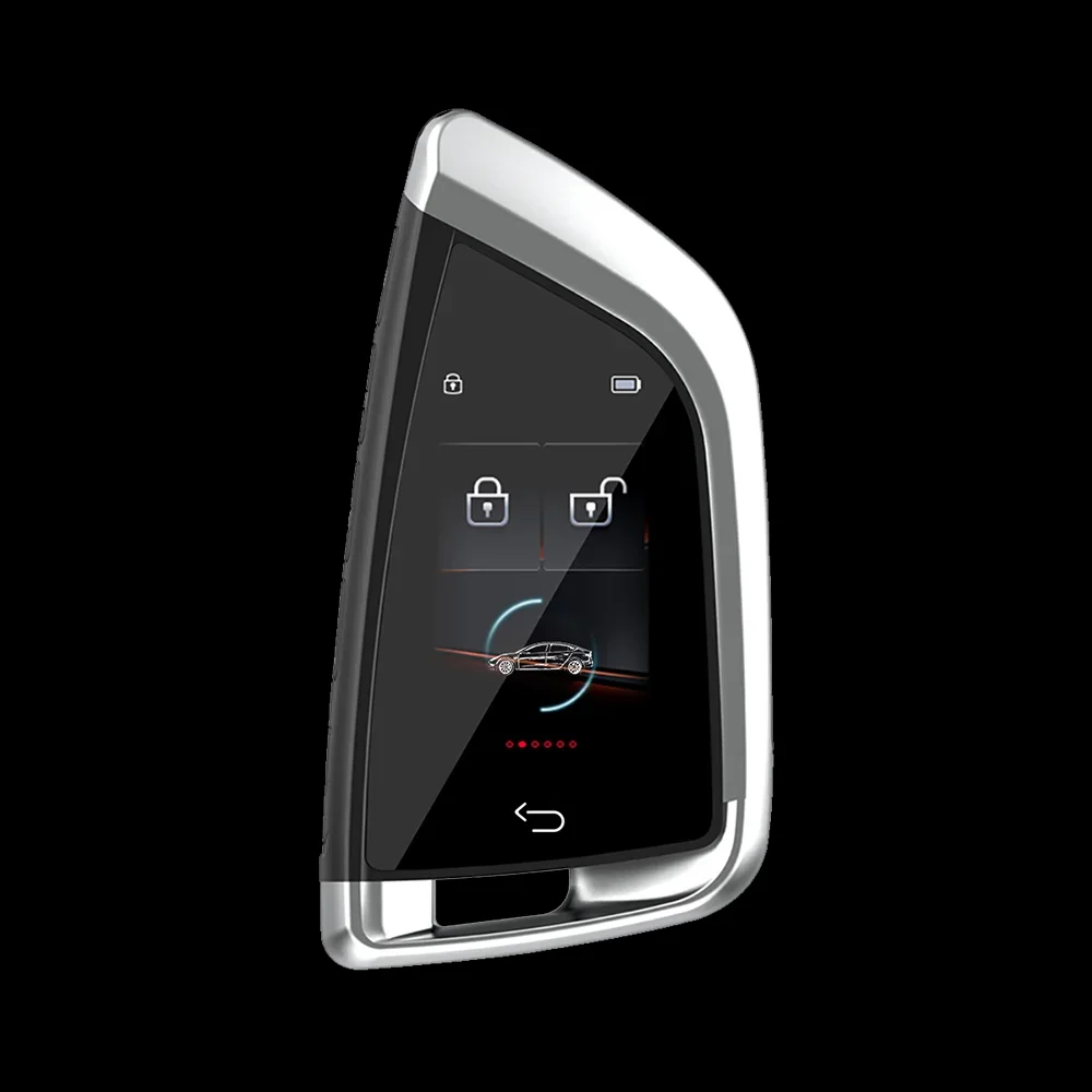 2024 Новый универсальный ключ для бесключевого доступа Push Start stock Auto Lock LCD сенсорный экран умный дистанционный Автомобильный B-MW с GPS