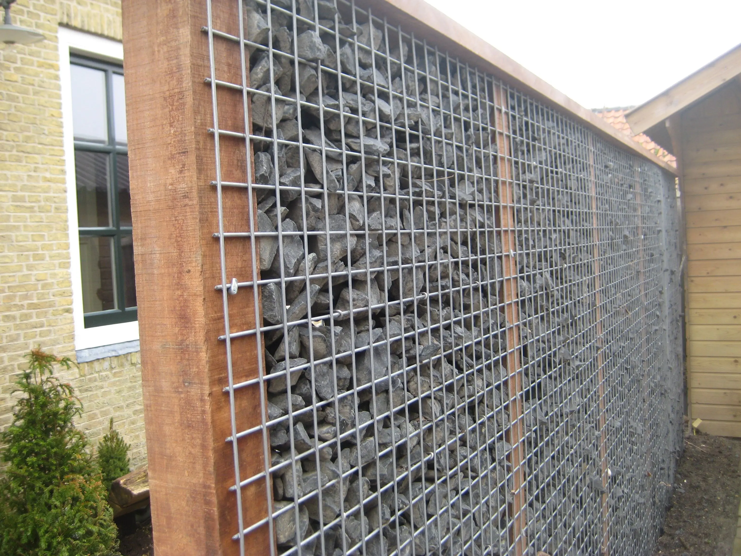 Hot Dip Galvanized Wire Gabion Box Mesh High Temperature Resistant Welded Retaining Wall Wire Mesh Panels