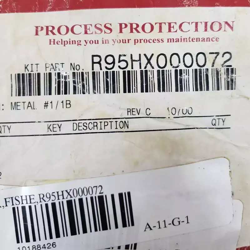 Aftermarket Fisher R95hx000082 Repair Kit Replacement Type Kit Repair 95 H