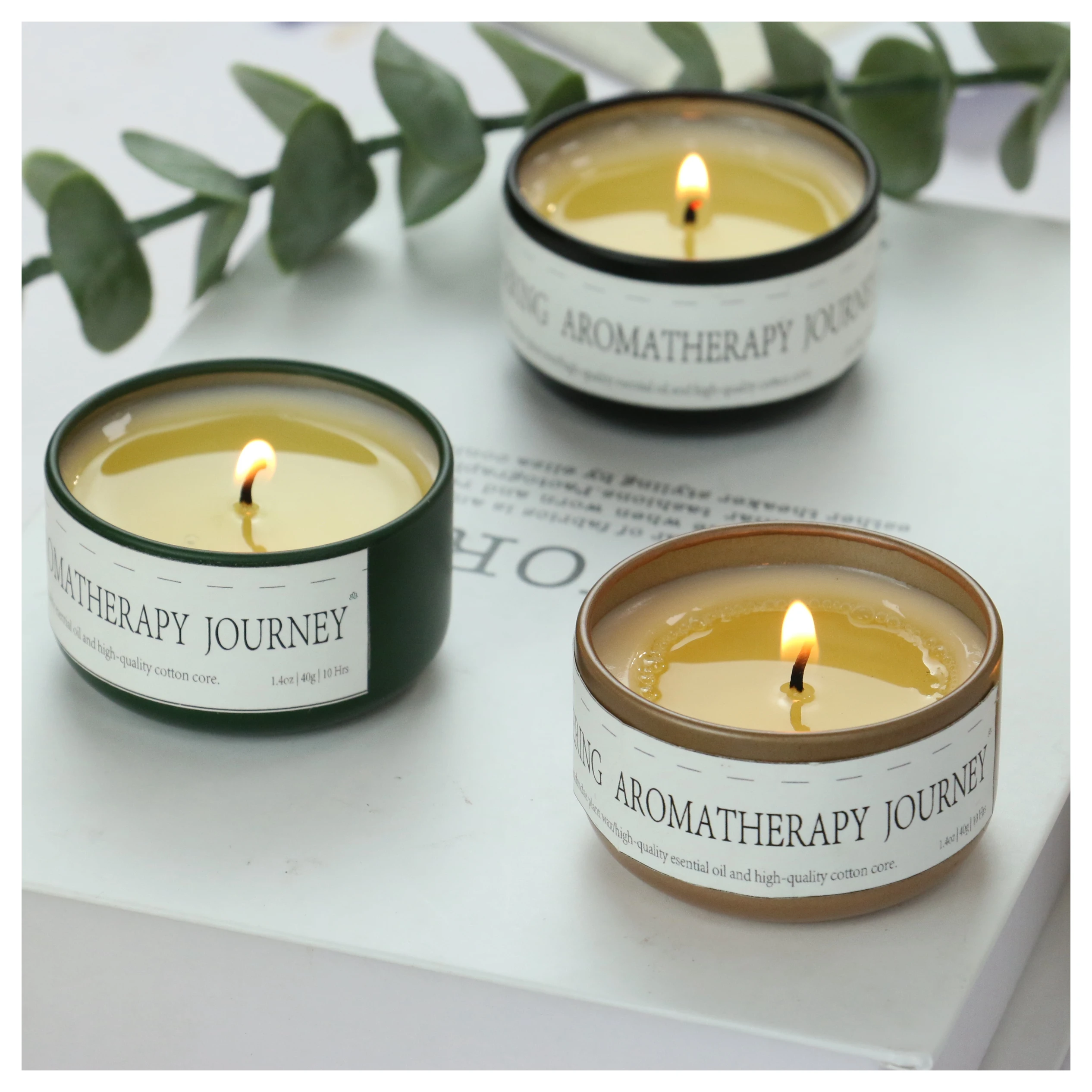 Popular God to help sleep in the home room lasting small niche with hand gift aromatherapy candle