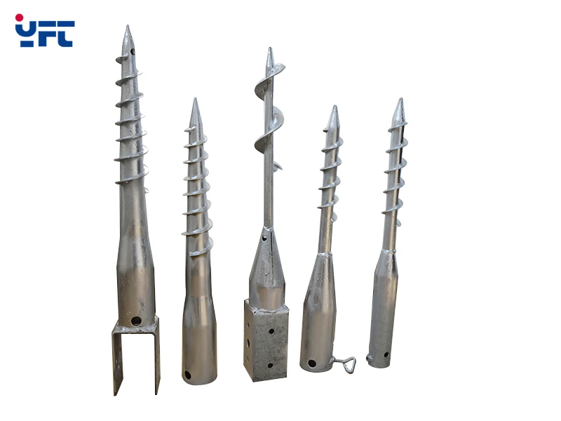 Ground Anchors Earth Screw Piles Available Installation Screw Piles For Solar Panel Foundations